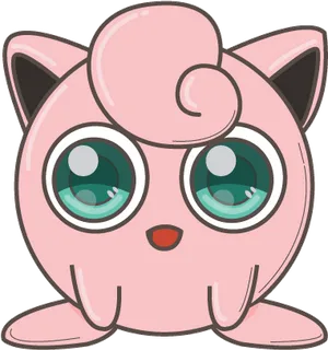 Cute Jigglypuff Illustration.png PNG image
