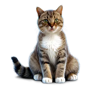 Cute Kitty Clipart Png 06242024 PNG image