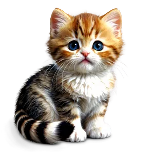 Cute Kitty Clipart PNG Pmf PNG