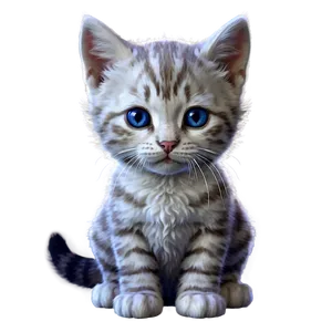 Cute Kitty D PNG