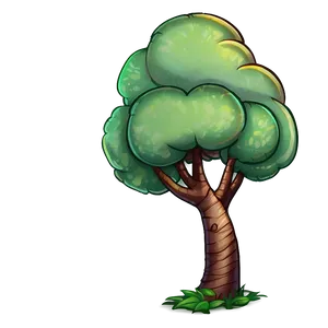 Cute Little Tree Drawing Png 06132024 PNG image