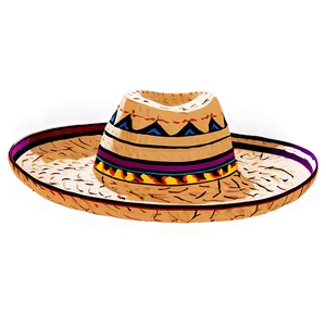 Cute Mexican Hat PNG 06122024