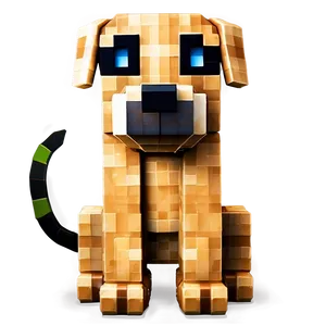 Cute Minecraft Dog Png Dms28 PNG image