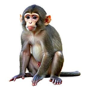 Cute Monkey PNG Bab64