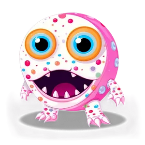 Cute Monster B PNG image