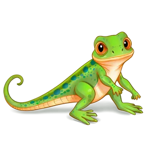 Cute Newt Illustration Png Mek PNG image