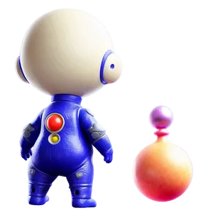 Cute Olimar Drawing PNG Opa