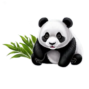 Cute Panda Sticker Png 05252024 PNG image