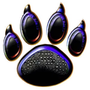 Cute Paw Print Graphic Png 05042024 PNG image