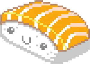 Cute Pixel Sushi PNG image