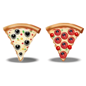 Cute Pizza Slice Cartoon Png Pdv PNG image