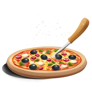 Cute Pizza Vector Design PNG Lgj10 PNG