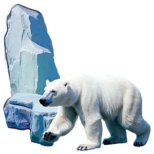 Cute Polar Bear Cartoon PNG 21