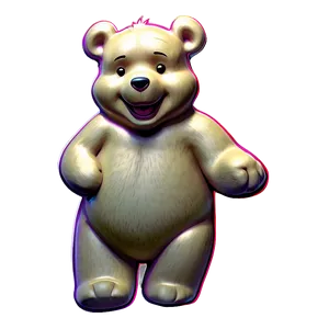 Cute Pooh Bear PNG 58