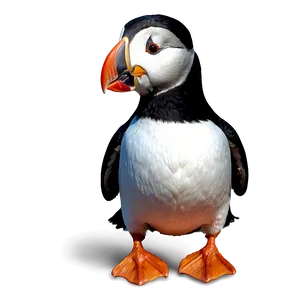 Cute Puffin Character Png 06292024 PNG image