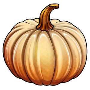 Cute Pumpkin Outline Draft PNG Jkc93