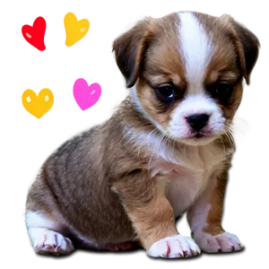 Cute Puppy Picture PNG Upm