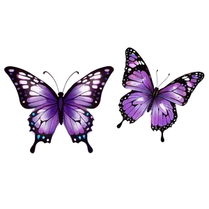 Cute Purple Butterfly Png Rir87 PNG image