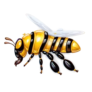 Cute Queen Bee Png 10 PNG image