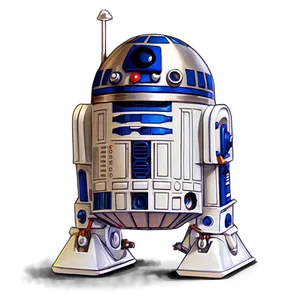 Cute R2d2 Fan Art PNG Pmt31 PNG
