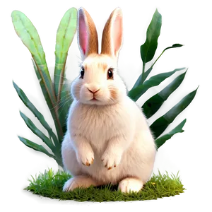 Cute Rabbit Png Voe PNG image