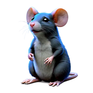 Cute Rat Character Png 05042024 PNG image