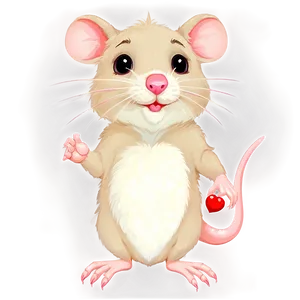 Cute Rat Couple Png 21 PNG image