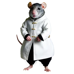 Cute Rat In Costume PNG 72
