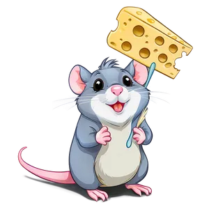 Cute Rat With Cheese PNG 29 PNG