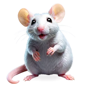Cute Rat With Flower PNG Yfy19 PNG