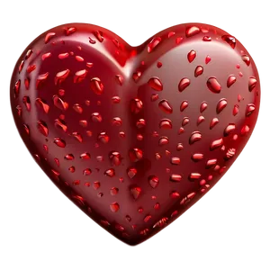 Cute Red Heart Emoji PNG 20