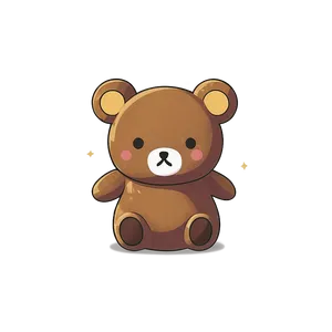 Cute Rilakkuma Bear Png 9 PNG image