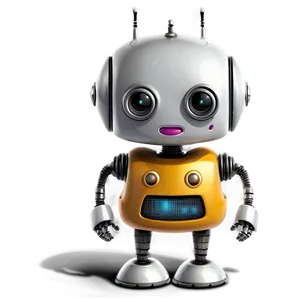 Cute Robot Character Design Png 06272024 PNG image