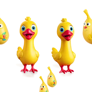 Cute Rubber Chicken PNG 06132024