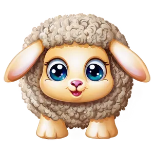 Cute Sheep Png 05232024 PNG image