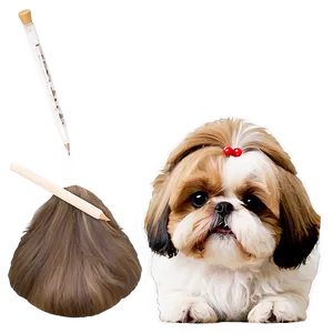 Cute Shih Tzu Dog Png 36 PNG image