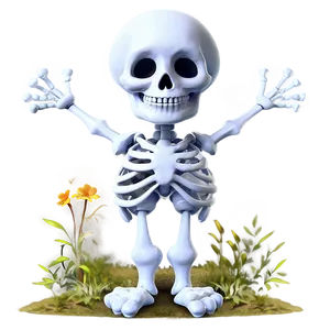 Cute Skeleton Character PNG Ibm42 PNG