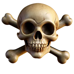 Cute Skull And Crossbones PNG Hax