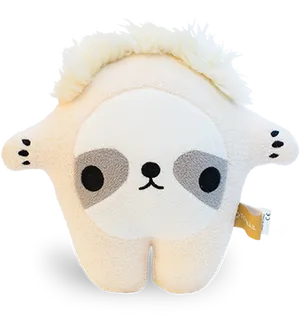 Cute Sloth Plush Toy PNG image