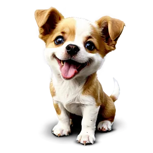 Cute Small Dog Cartoon PNG Ijf PNG