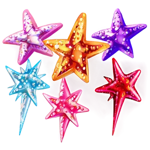 Cute Sparkle Stars Png Wcv PNG image