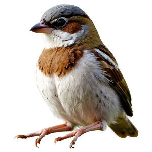Cute Sparrow Bird PNG 49