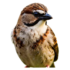 Cute Sparrow Bird PNG Xal