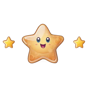 Cute Star Icon PNG Sem