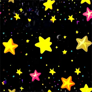 Cute Star Pattern Png Cjs PNG image