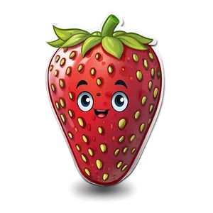 Cute Strawberry Emoji PNG Lyw PNG