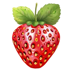 Cute Strawberry Illustration Png 39 PNG image