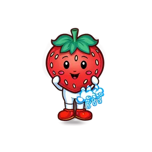 Cute Strawberry Mascot Png 12 PNG image