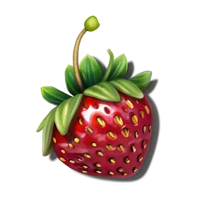 Cute Strawberry PNG Thp13