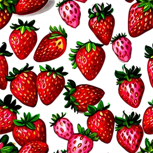 Cute Strawberry Wonderland PNG Xjm13 PNG